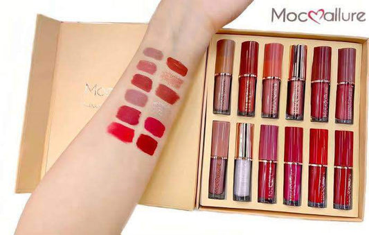Mocallure - Creamy Matte Lip Gloss Set of 12