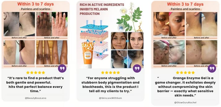 Orange Enzymes Exfoliating Brightening Gel